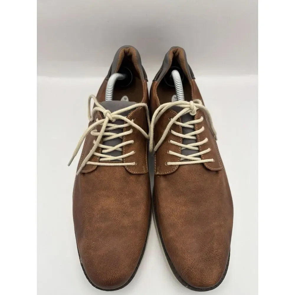 Dr Scholls Sync Brown Leather Oxfords Men Size 11